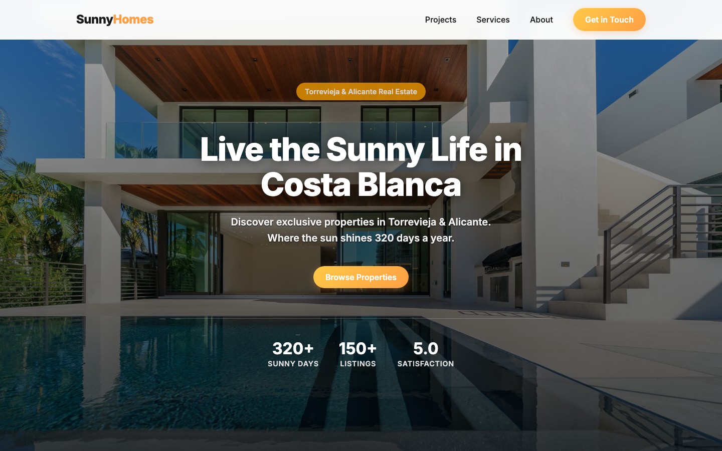 SunnyHomes — Costa Blanca Real Estate